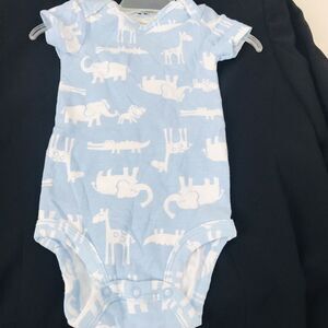 NWOT Carters Baby Boy One Piece Clothes Size 12M Zoo‎ Animals